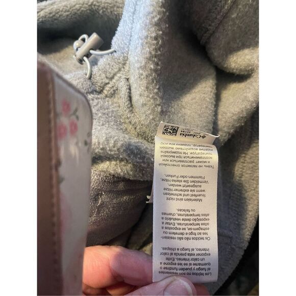 Columbia Womens Gray Long-Sleeve Full-Zip Pointed Collar Fleece Jacket Medium - Picture 11 of 15